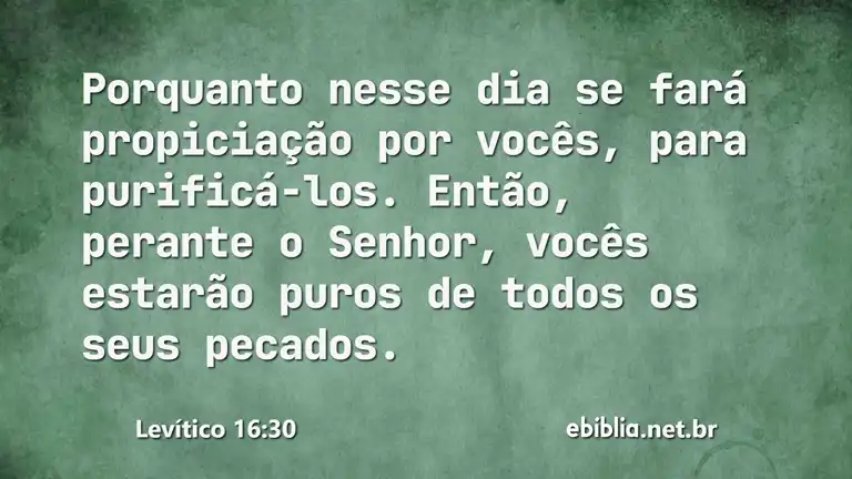 Levítico 16:30