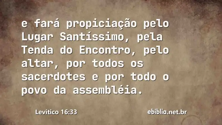 Levítico 16:33