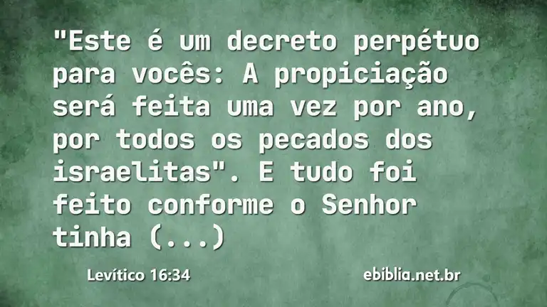 Levítico 16:34