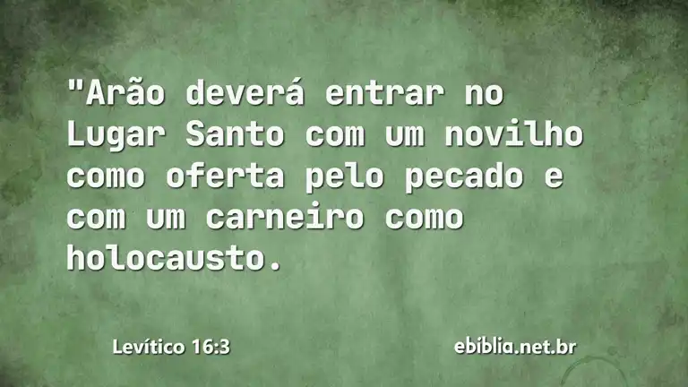 Levítico 16:3