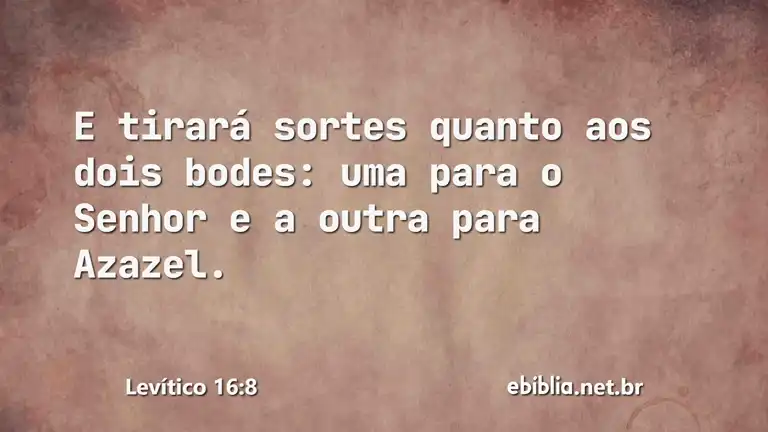 Levítico 16:8