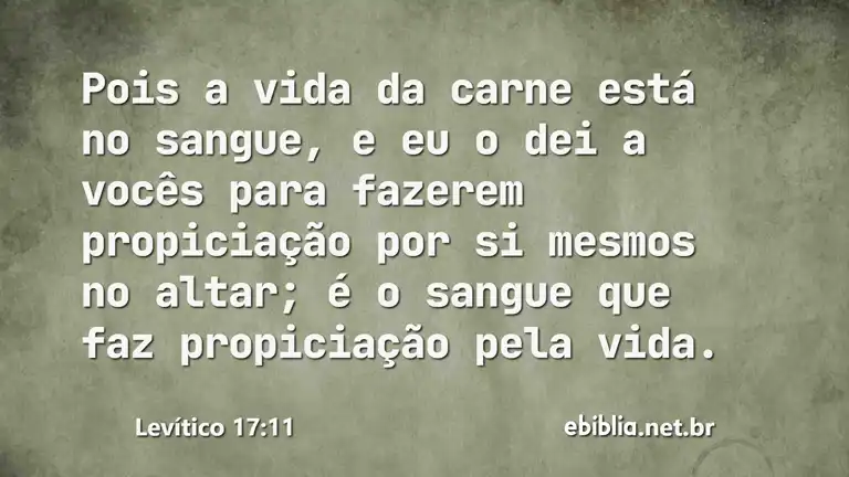 Levítico 17:11