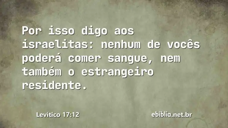 Levítico 17:12