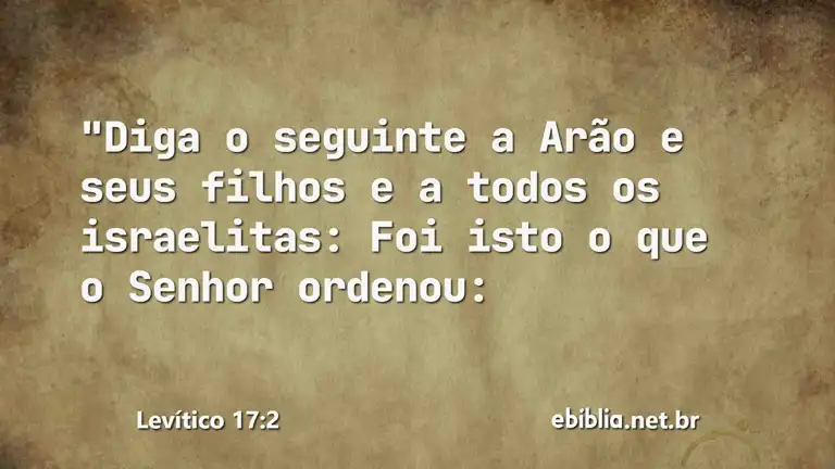 Levítico 17:2