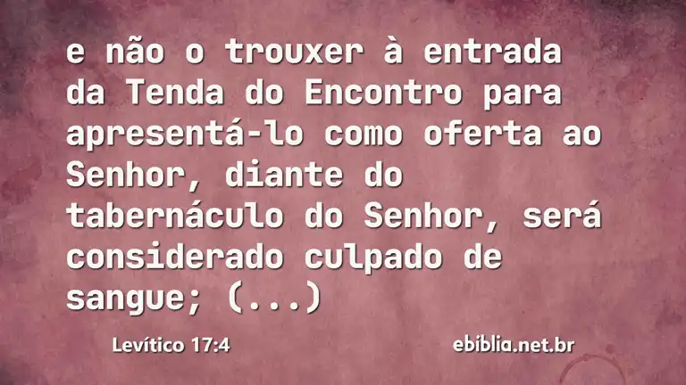 Levítico 17:4