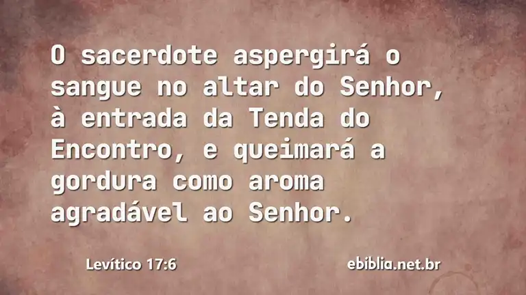 Levítico 17:6