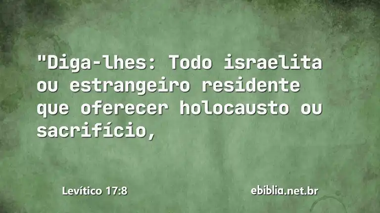 Levítico 17:8