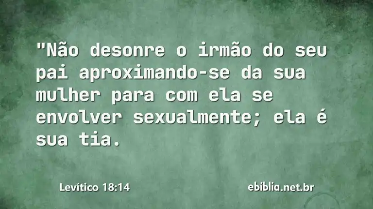 Levítico 18:14