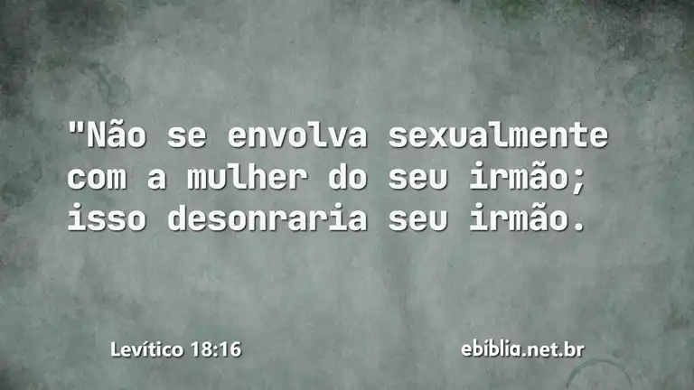 Levítico 18:16