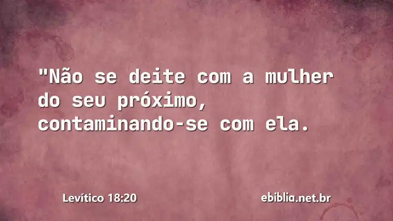 Levítico 18:20