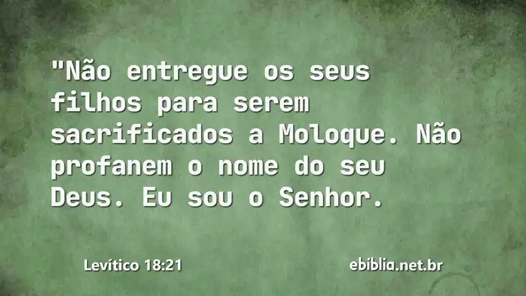 Levítico 18:21