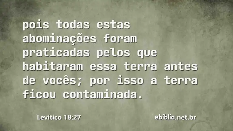 Levítico 18:27