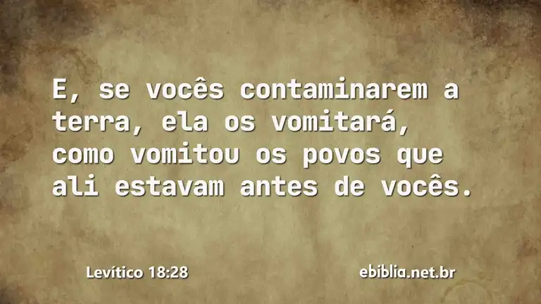 Levítico 18:28