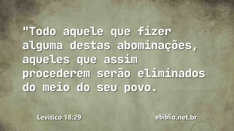 Levítico 18:29