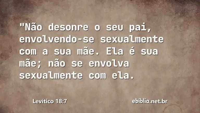 Levítico 18:7