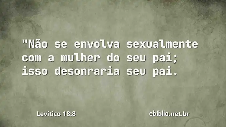 Levítico 18:8