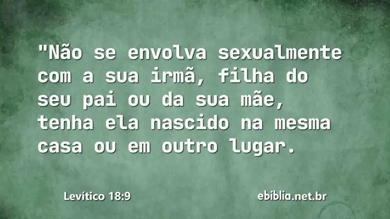 Levítico 18:9