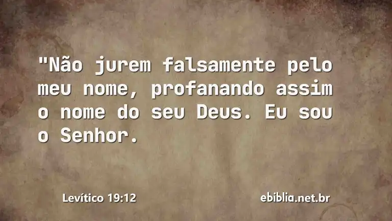 Levítico 19:12