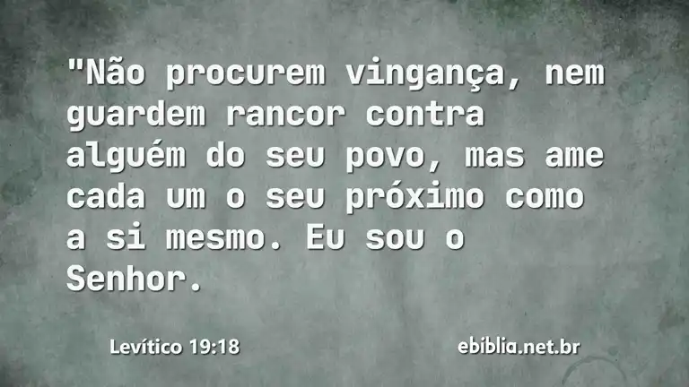 Levítico 19:18