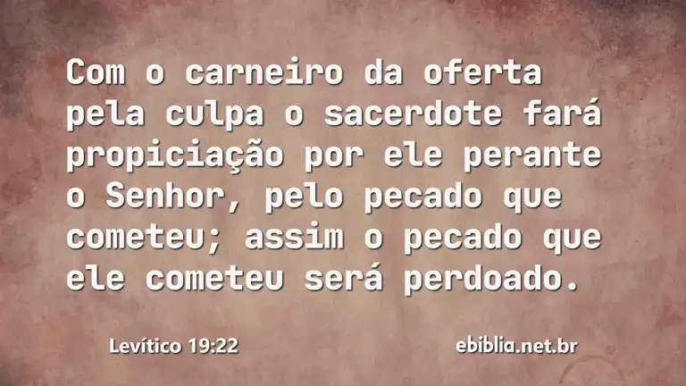 Levítico 19:22