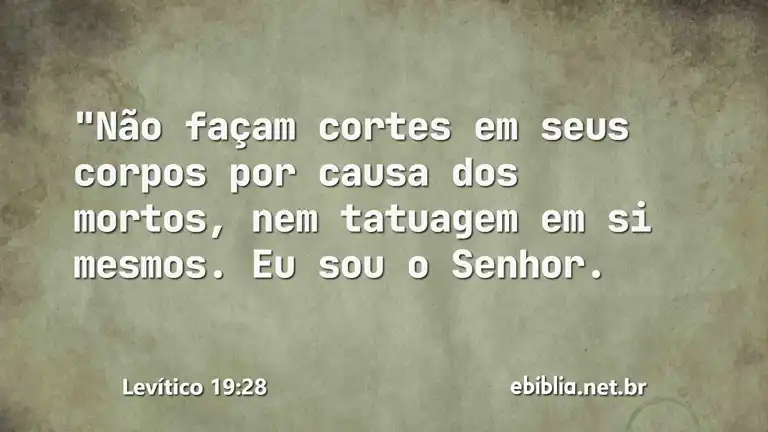 Levítico 19:28