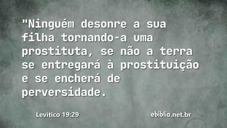 Levítico 19:29