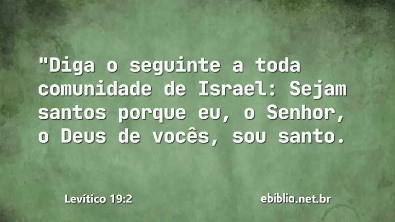 Levítico 19:2