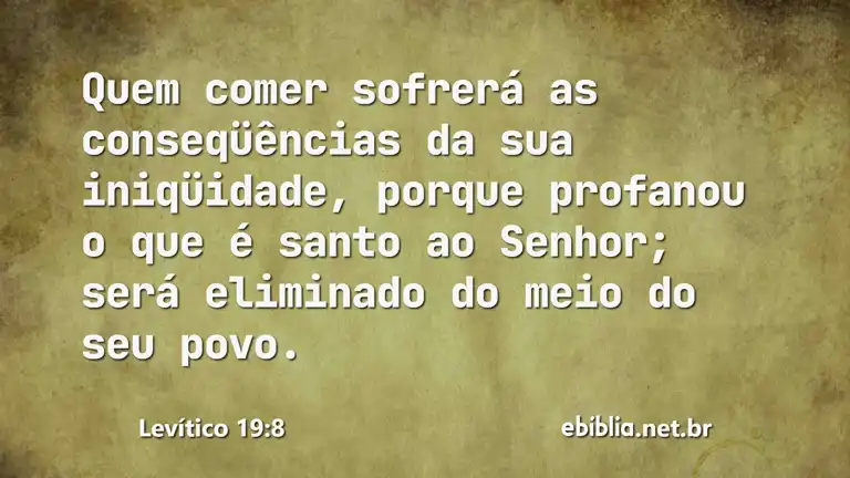 Levítico 19:8