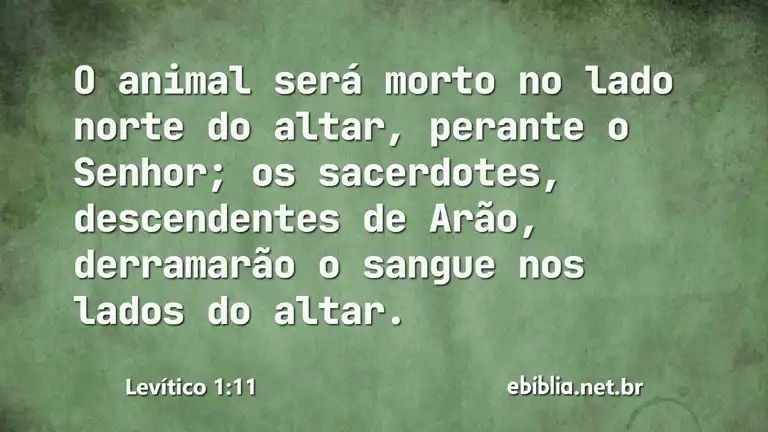 Levítico 1:11