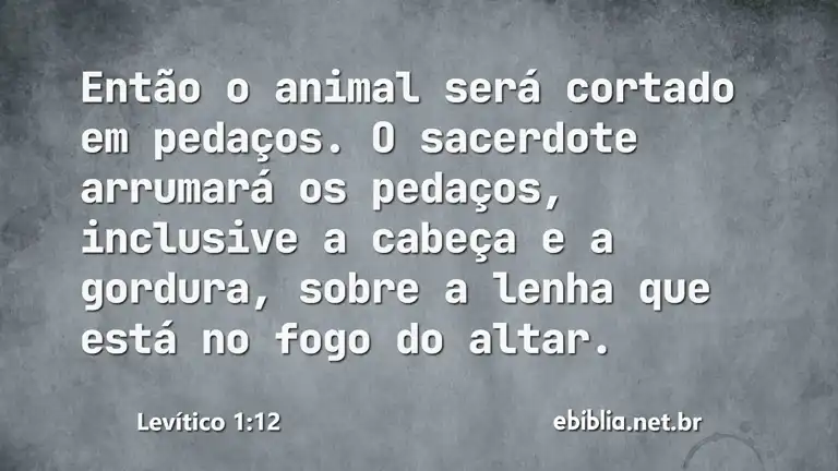 Levítico 1:12