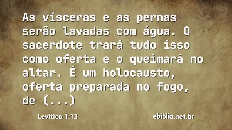 Levítico 1:13