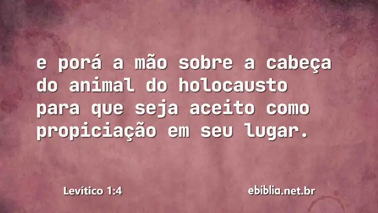 Levítico 1:4