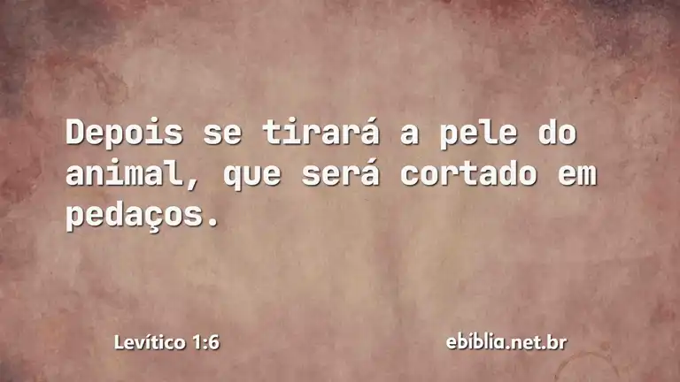 Levítico 1:6