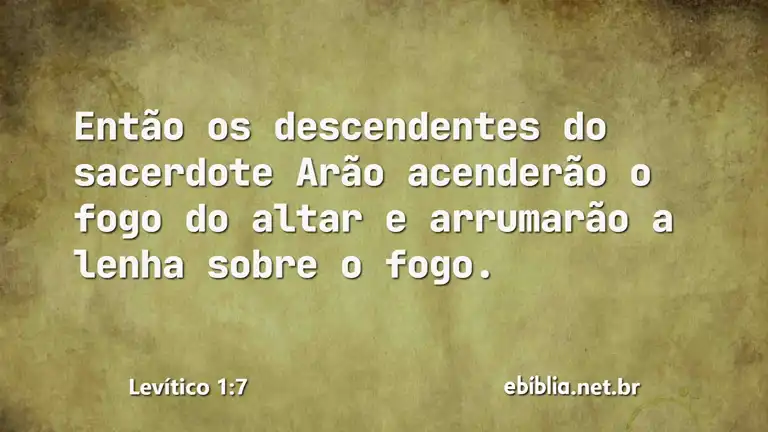 Levítico 1:7