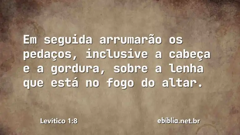 Levítico 1:8