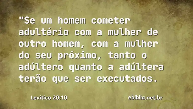 Levítico 20:10