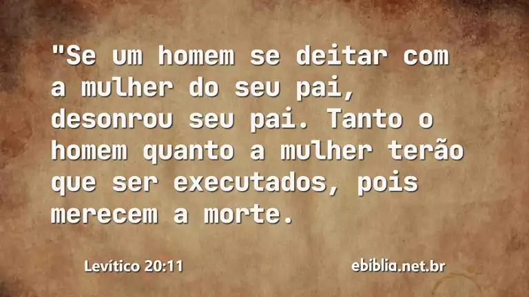 Levítico 20:11