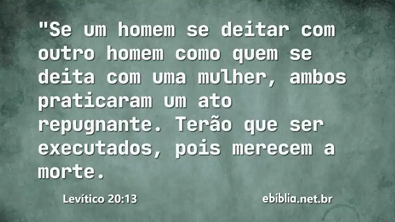 Levítico 20:13