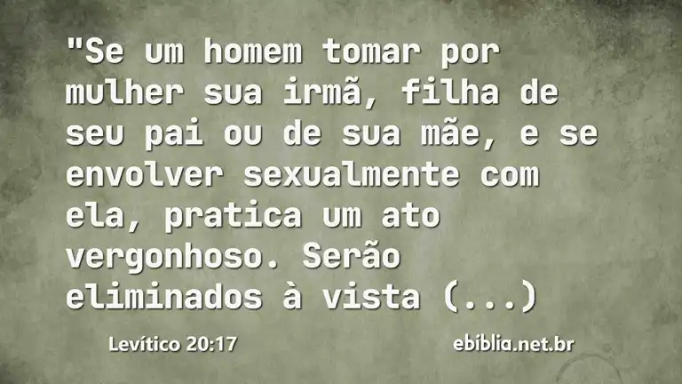 Levítico 20:17