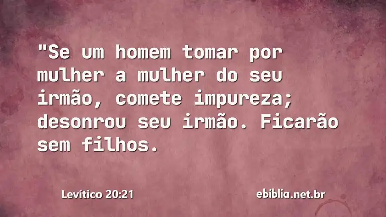 Levítico 20:21