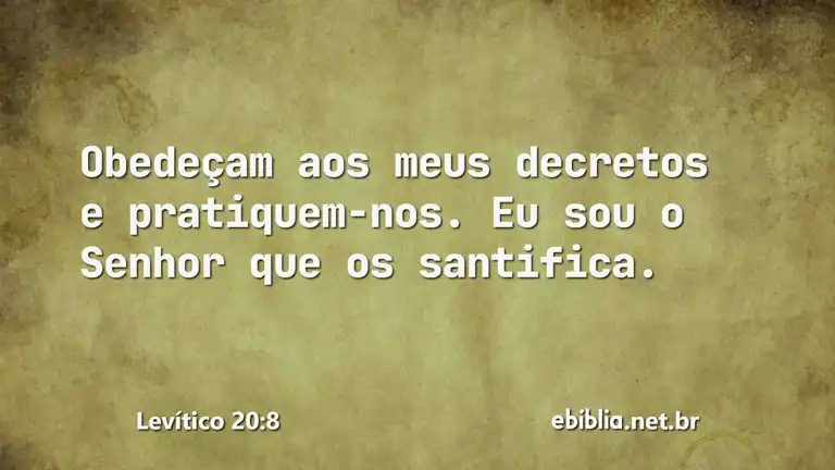 Levítico 20:8