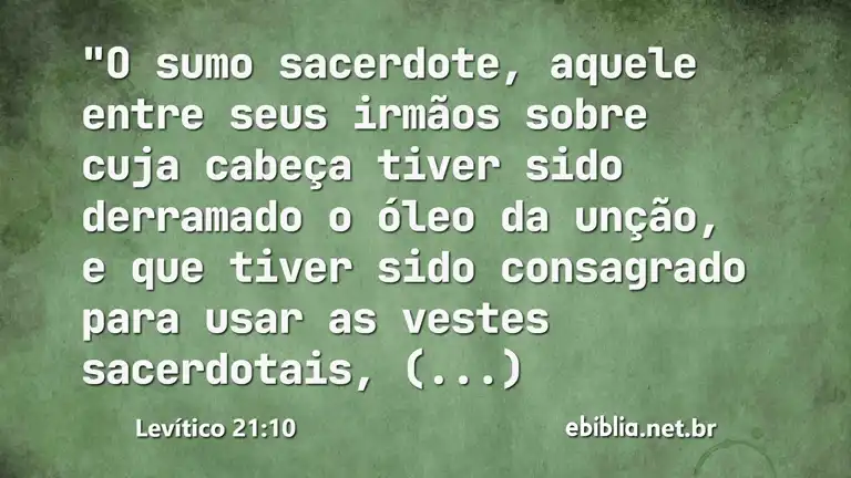 Levítico 21:10