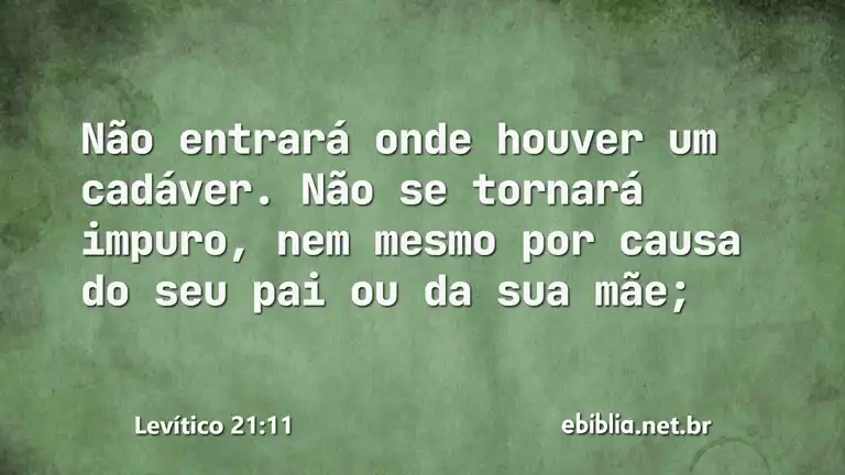 Levítico 21:11