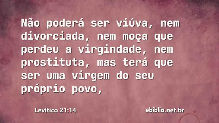 Levítico 21:14