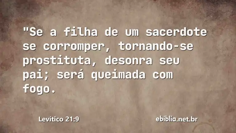 Levítico 21:9