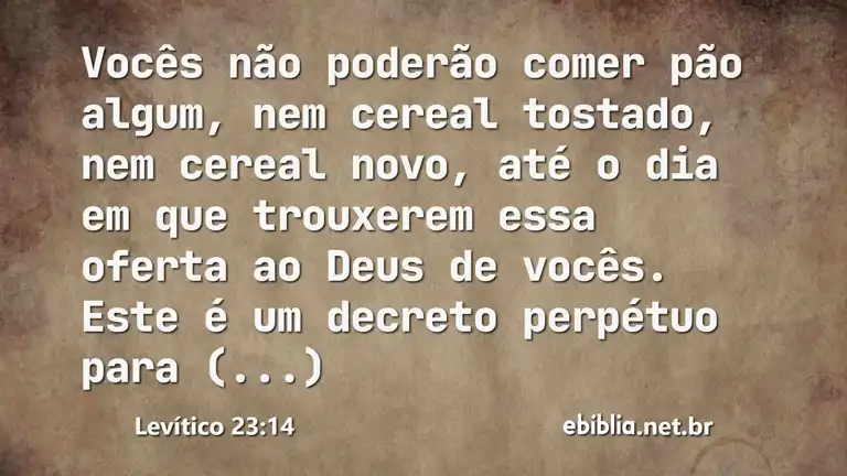 Levítico 23:14