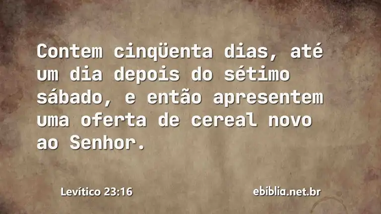 Levítico 23:16