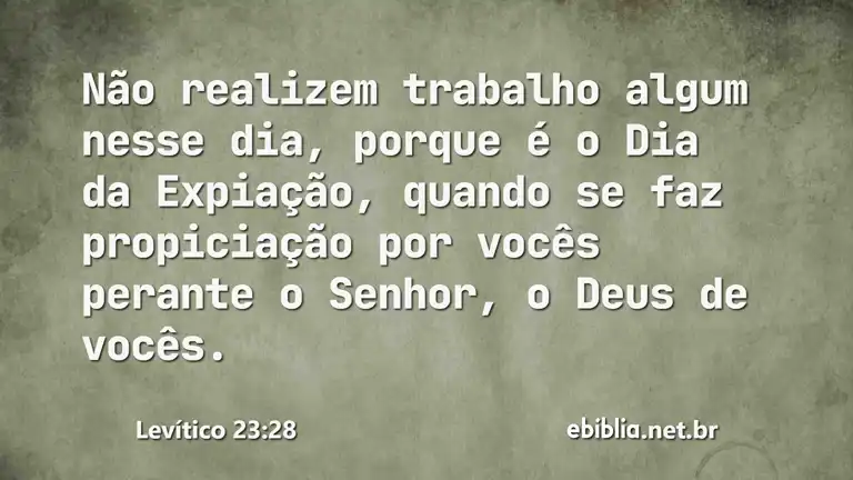 Levítico 23:28