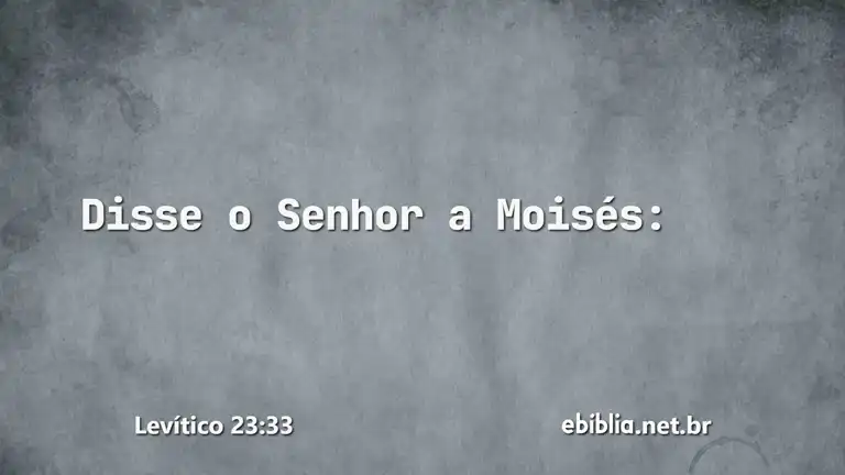 Levítico 23:33