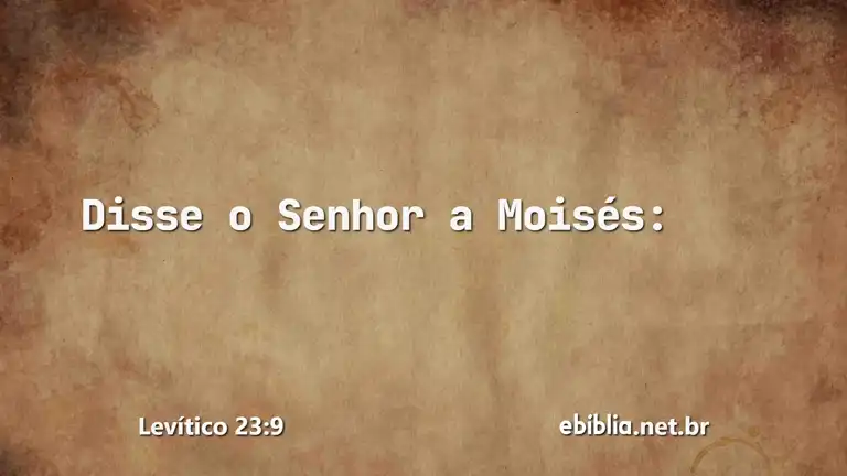 Levítico 23:9